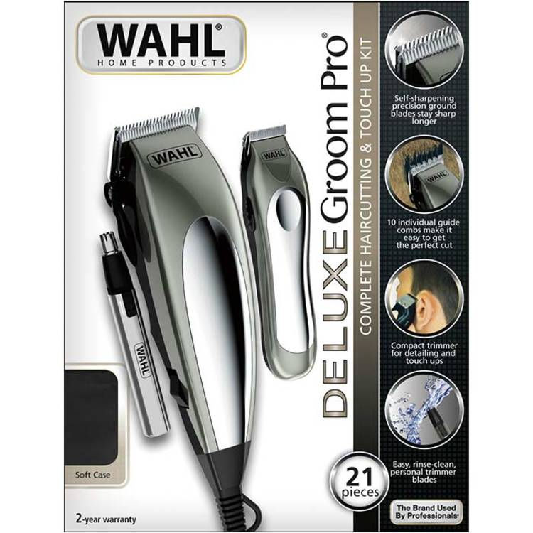Combo Cortapelo Wahl Deluxe Groom Pro 3 X 1