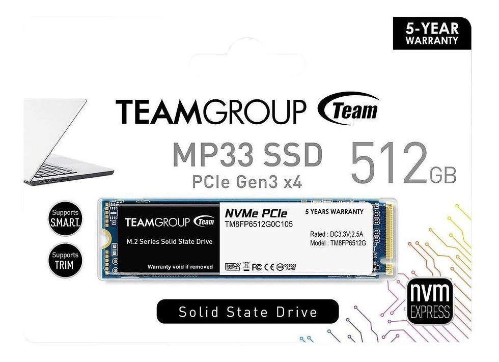 Unidad De Estado Solido Ssd M2 Mp33 Teamgroup 512gb Sata Iii
