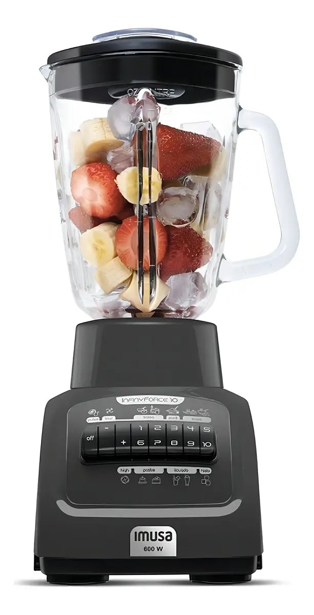 Licuadora Imusa Infiny Force 10 Velocidades En Vidrio 1.75l