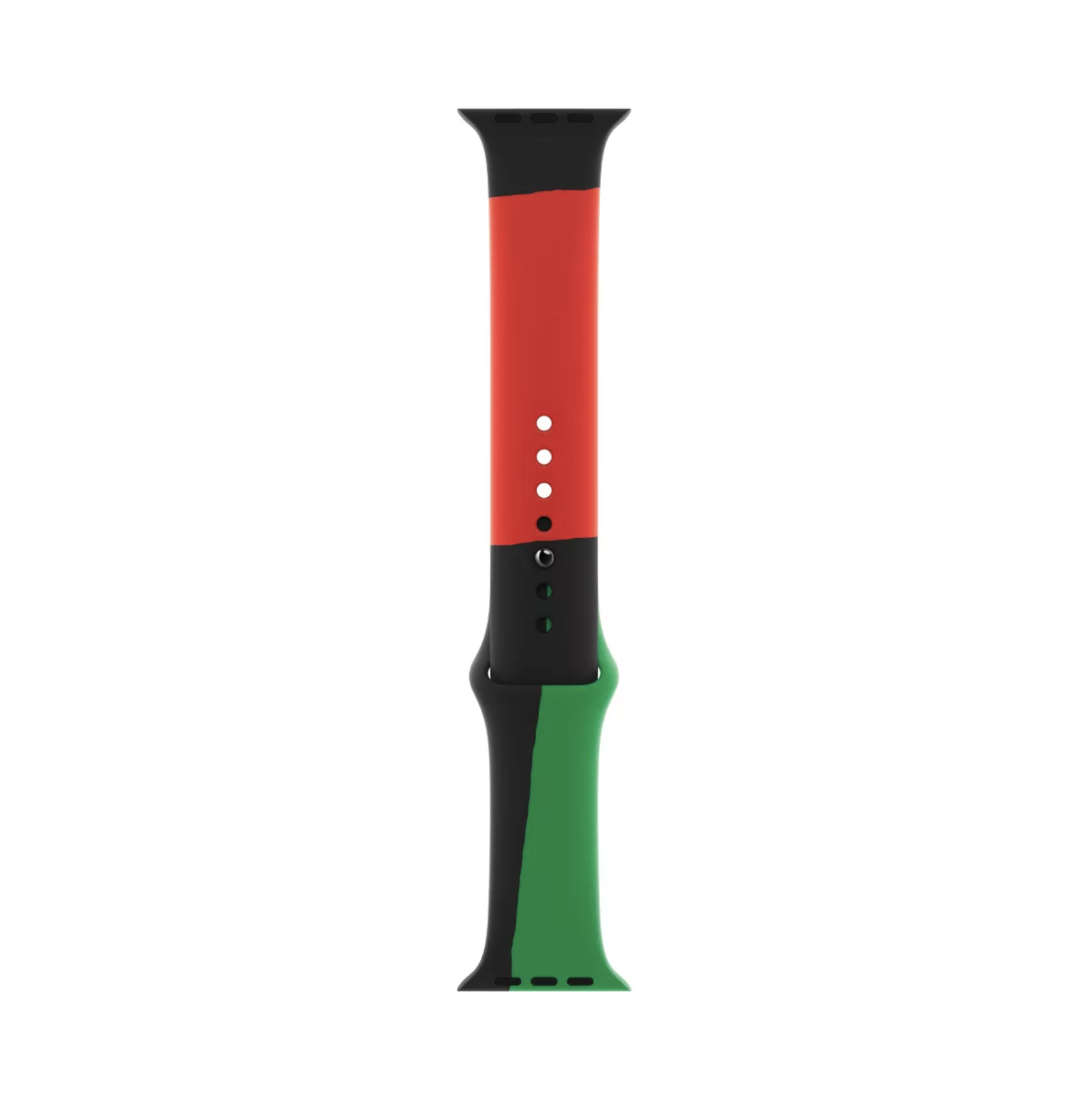 Correa Apple Watch Rojo Con Verde 40mm