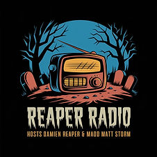 a-logo-for-a-podcast-called-reaper-radio-it-featur-w_MF9wCpSKqrcJycrcJE2g-FPwvXR20RbmImqaj