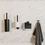 Thumbnail: Wiesbaden Alonzo toilet accessoireset 4-delig - mat zwart - SET 5