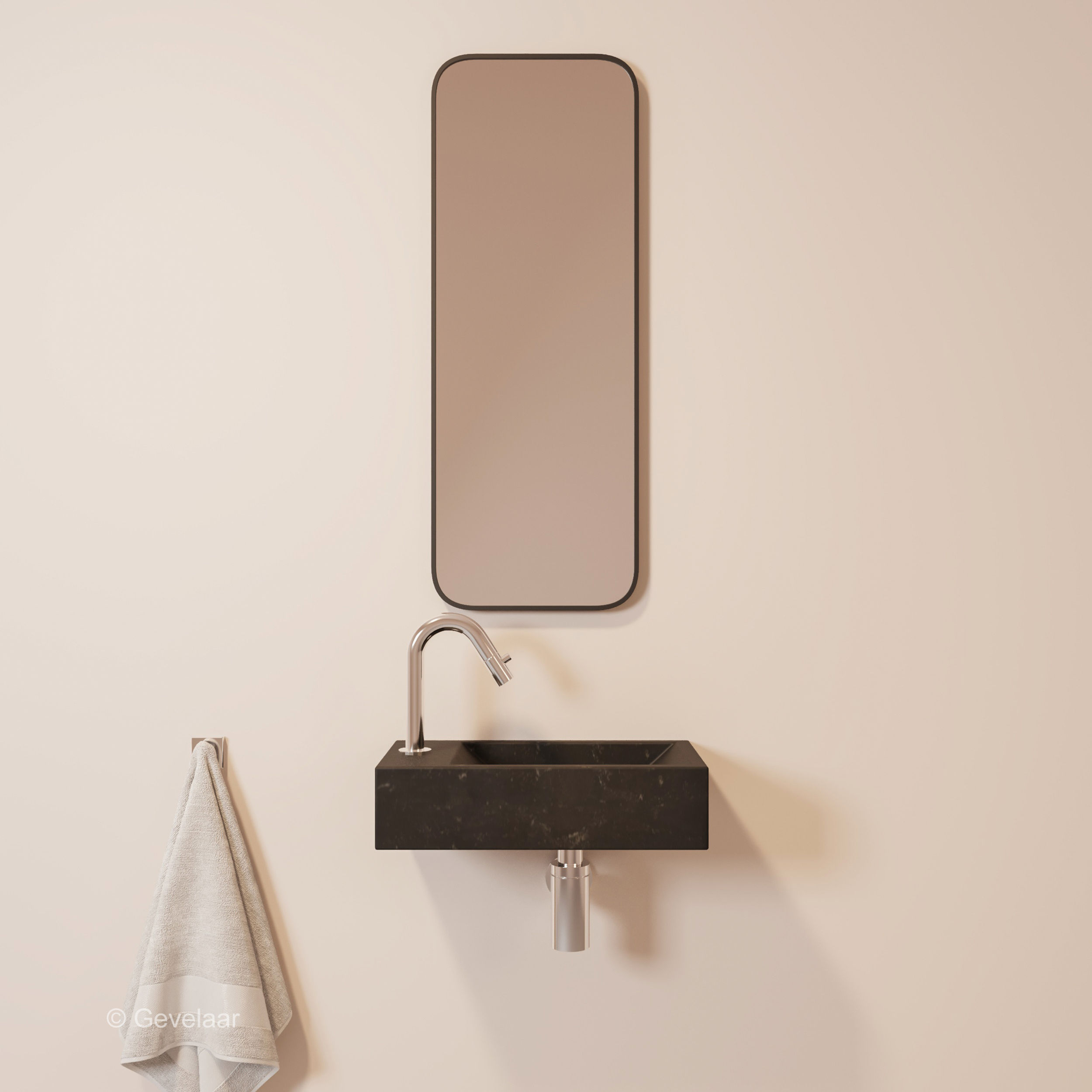 vooraanzicht fonteinset