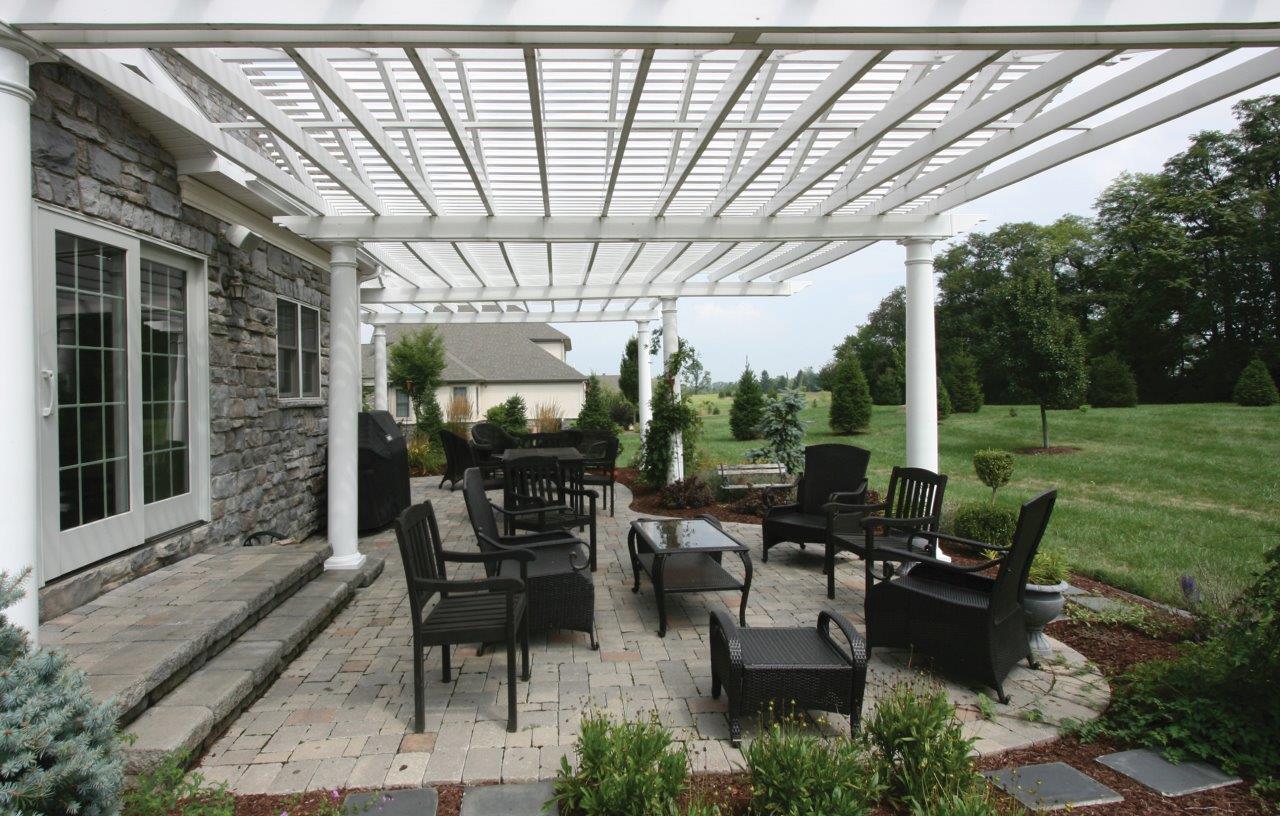 Vinyl Pergola & Arbor Kits Custom Craft