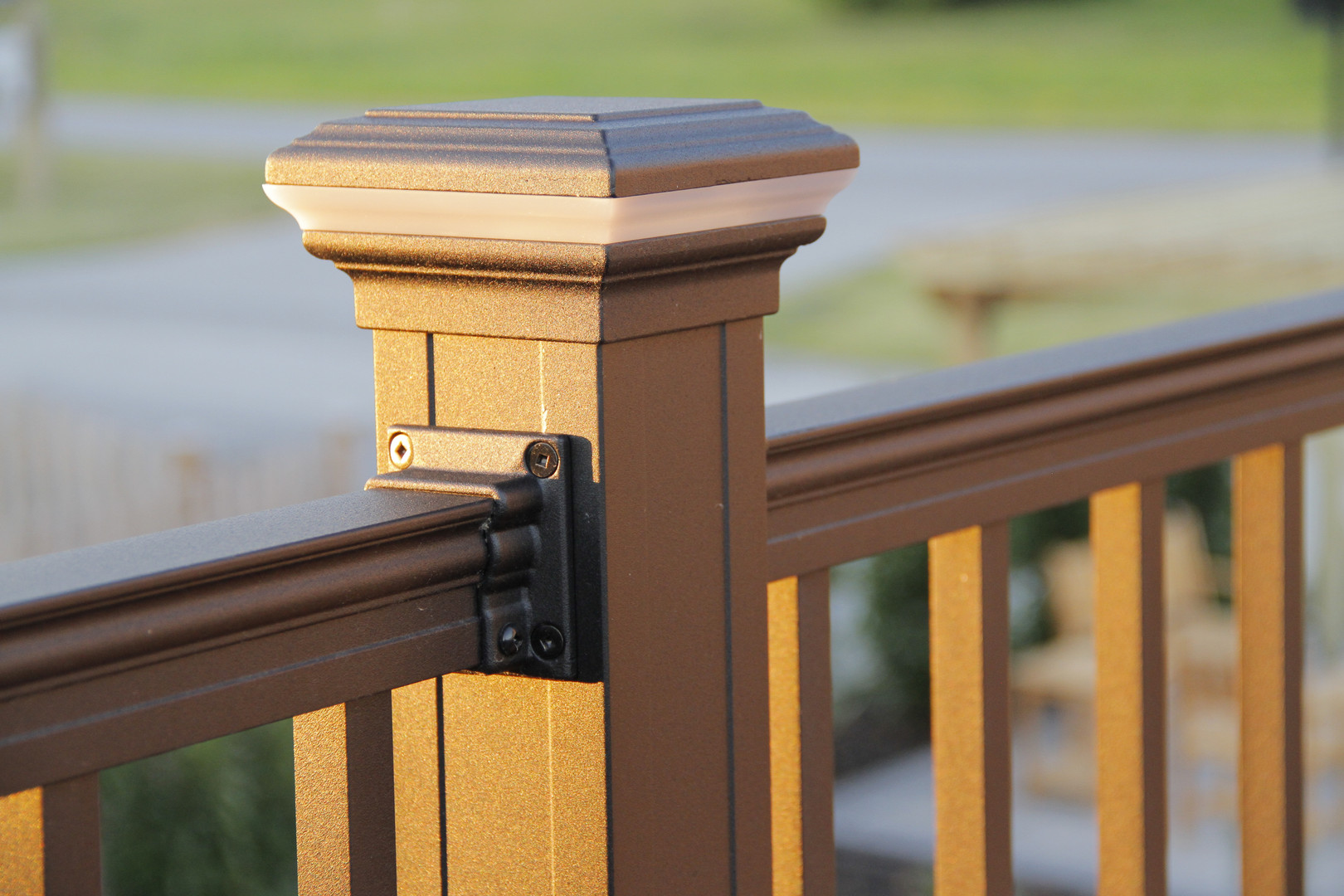 Outdoor Deck Lighting LowVoltage Post Cap Lights