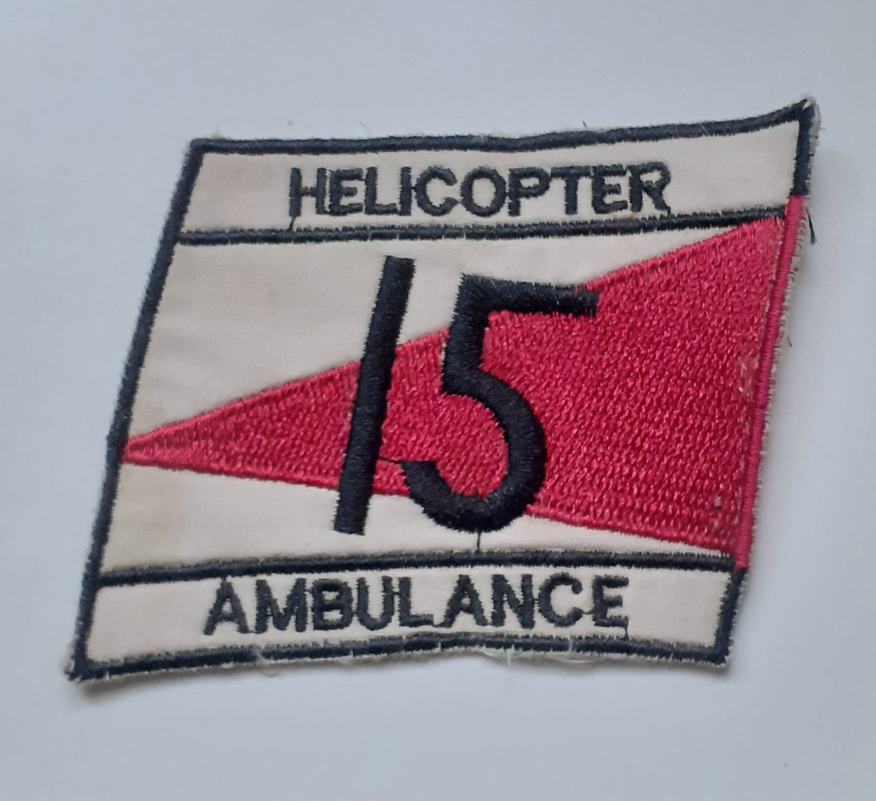 Patch Korea War - US393109a  Hélicoptère d'évacuation 15th medical battalion