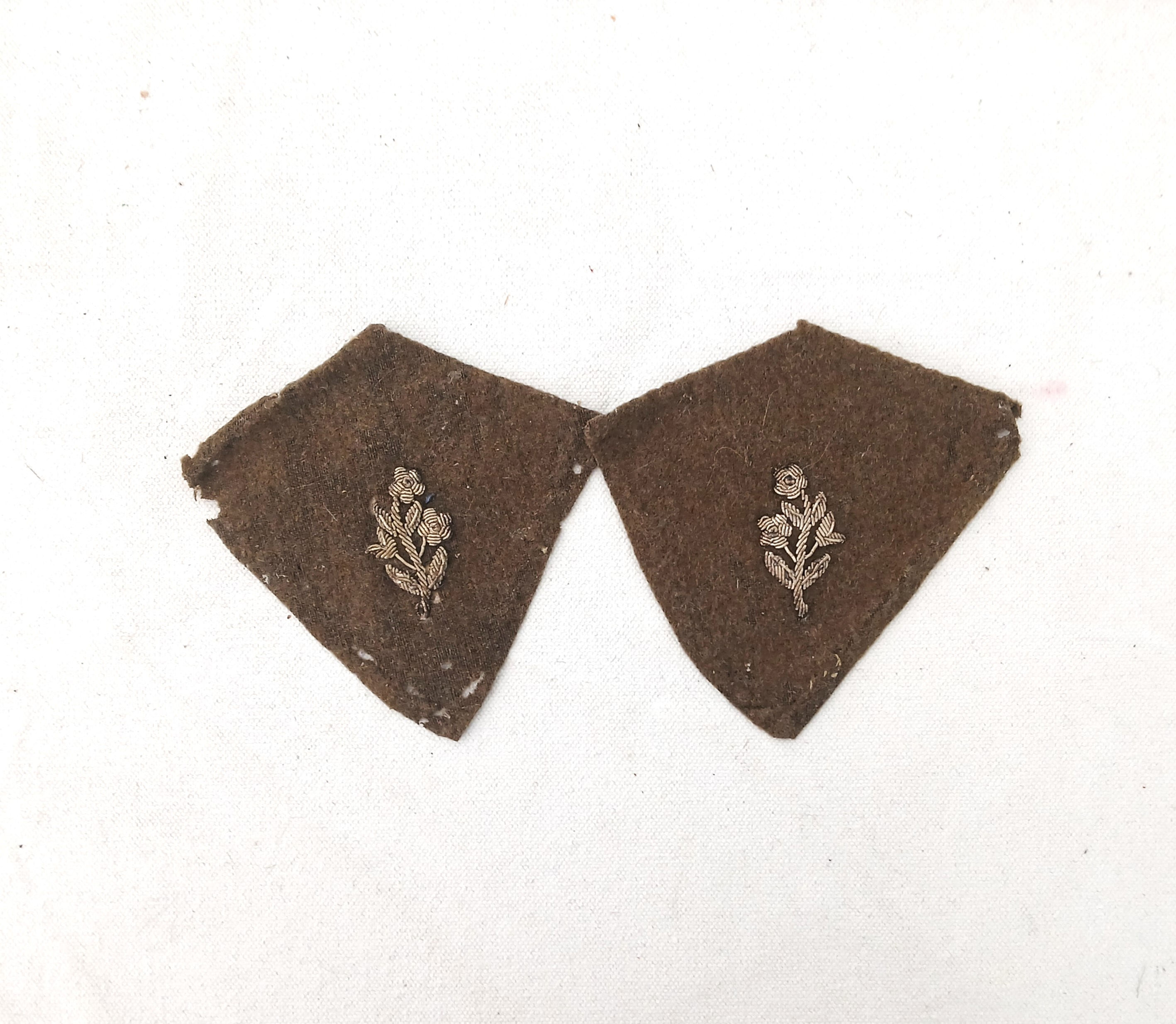 Patte de col - FR442420a Paire écusson de col poste aux armées (capote)