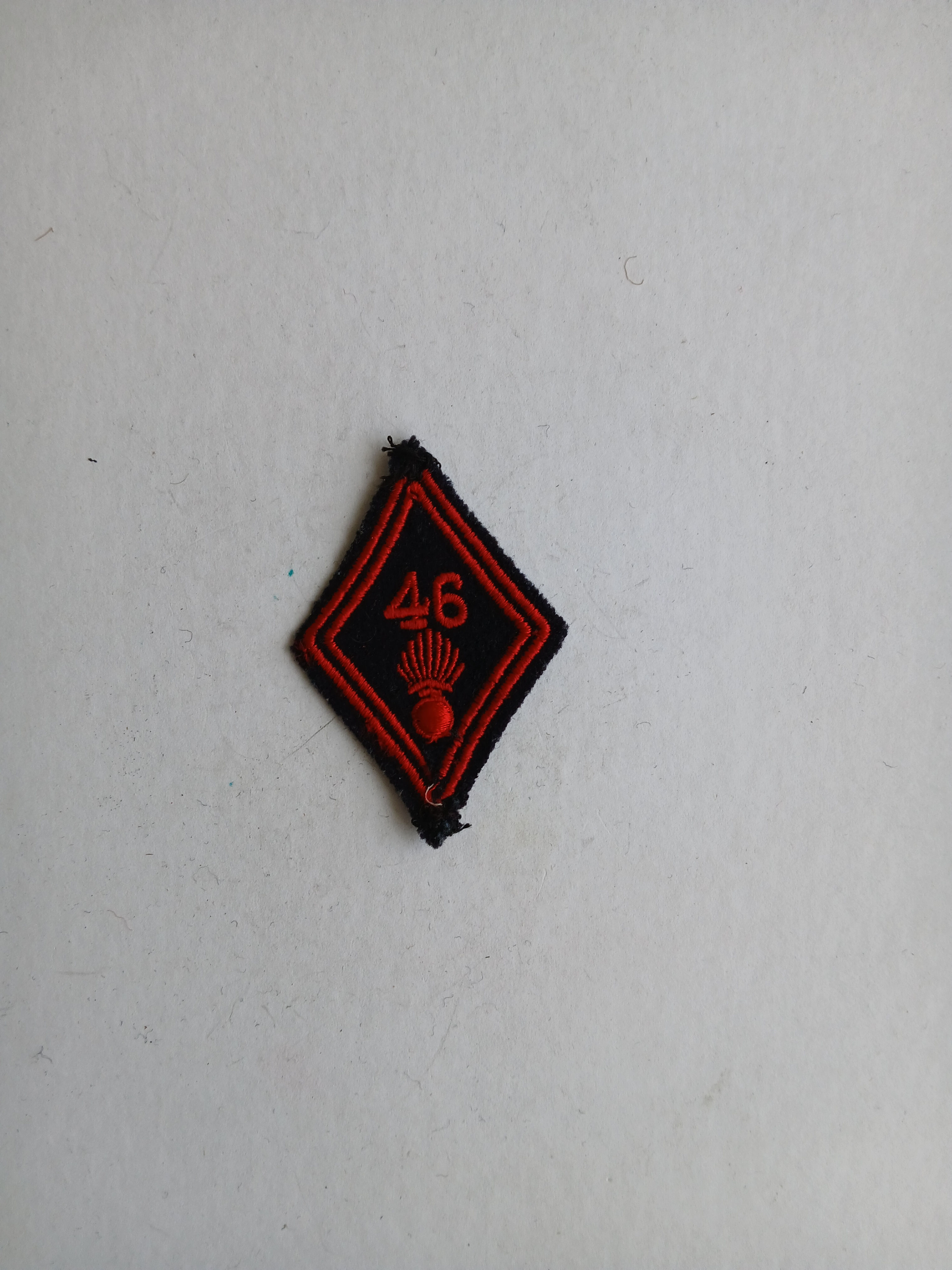 Ecusson - FR445903b 46°régiment d'infanterie, troupe