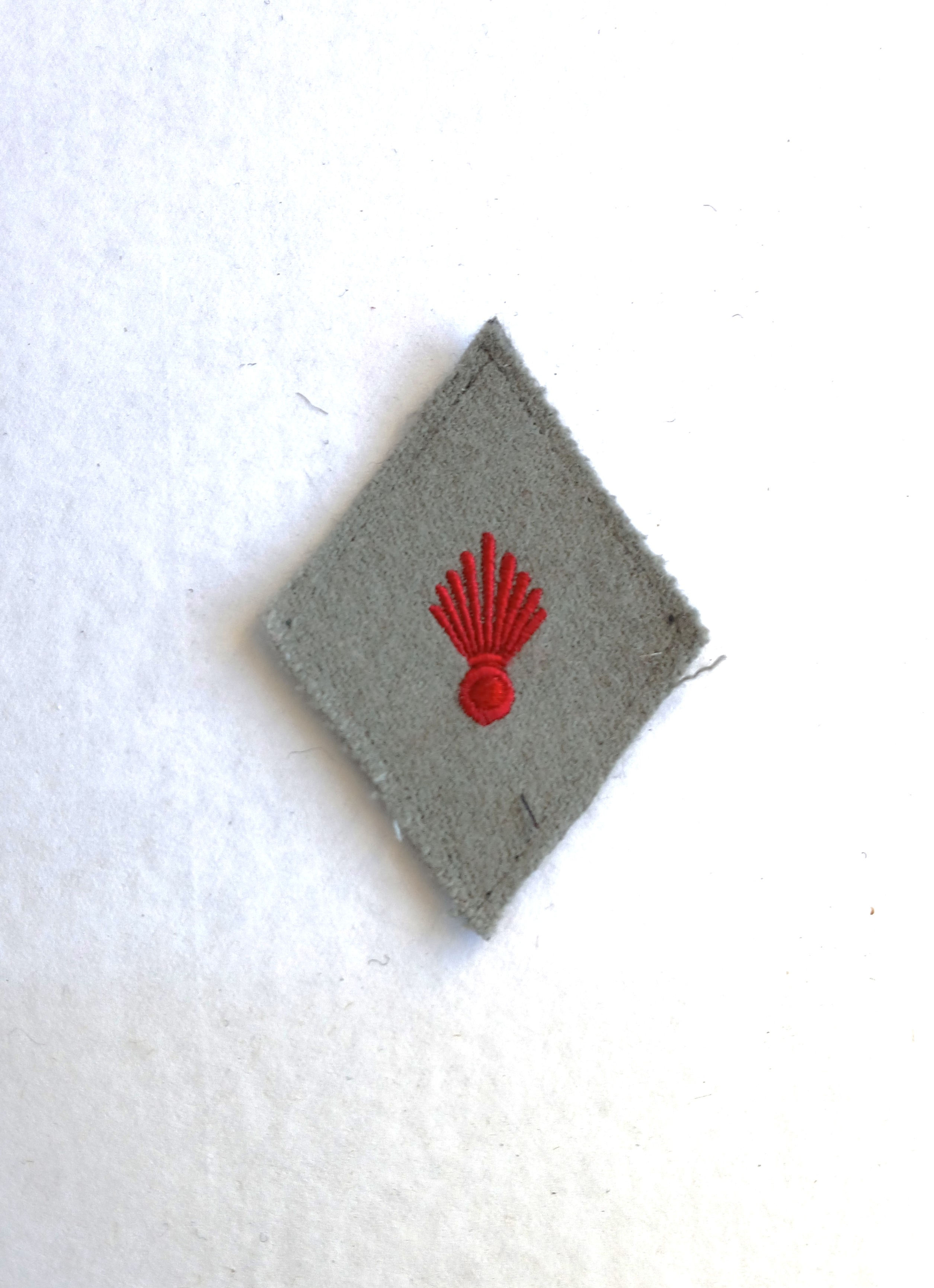 Ecusson - FR16102c Personnel Hors Unité de l'intendance 1°type