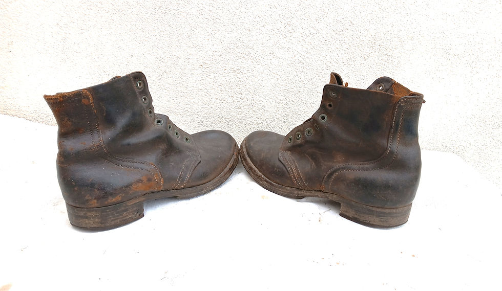 Miniature : (ARTICLE EN DEPOT VENTE) Paire de brodequin US WW1