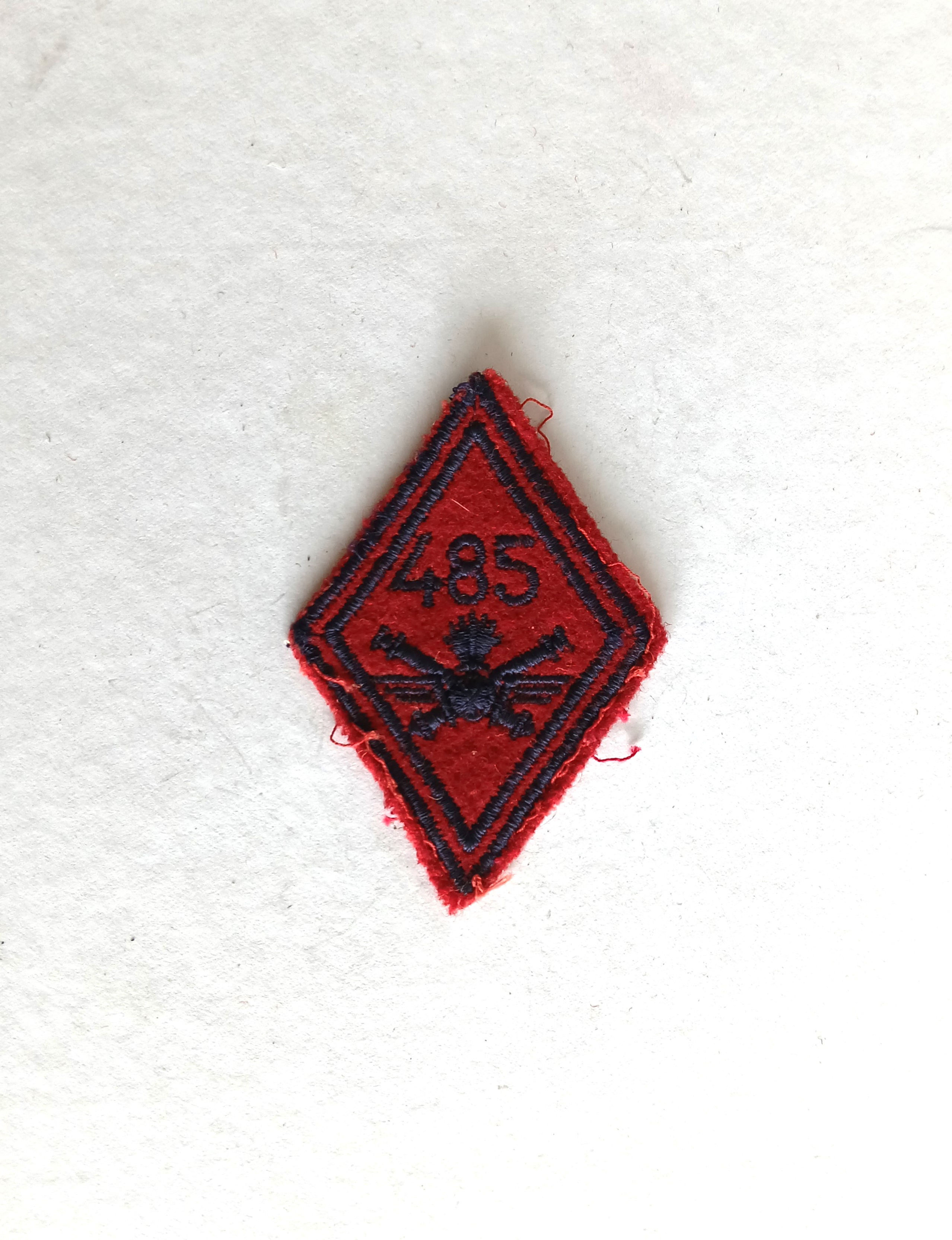 Ecusson - FR307706a   Troupe 485° RAA