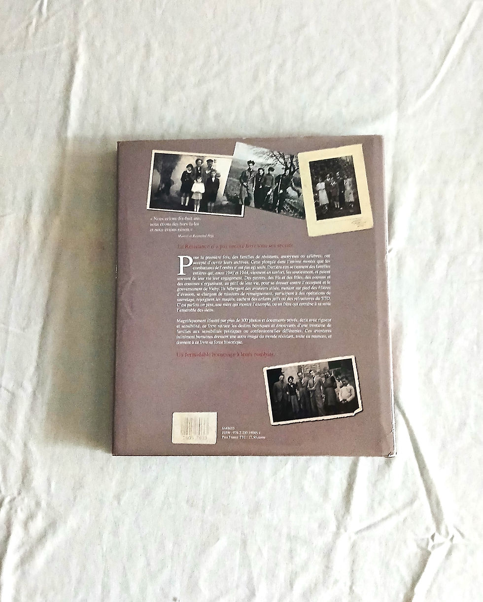 Miniature : Résistance - LR180200d Résistance histoires de familles1940-1945
