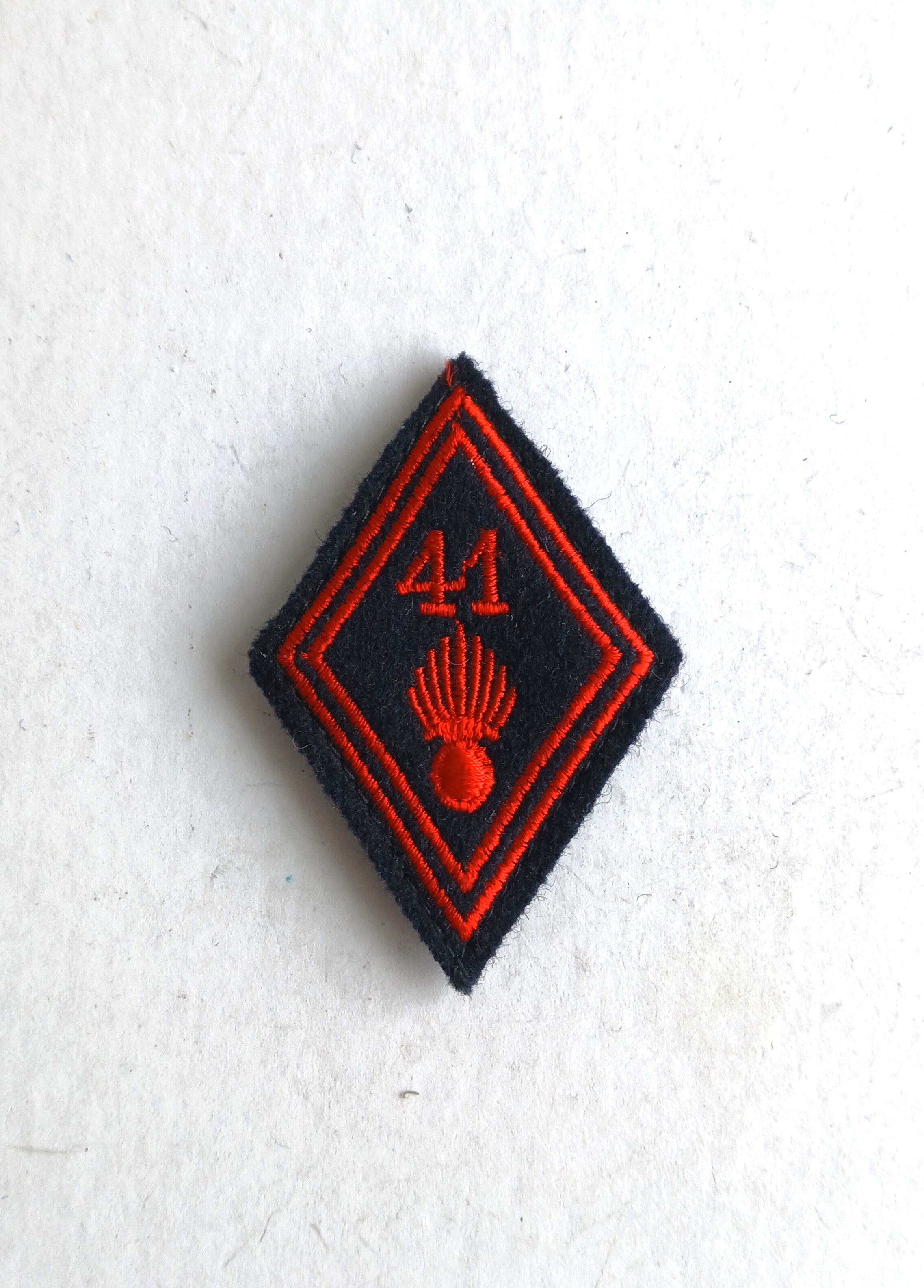 Ecusson - FR293303b  41°régiment d'infanterie, troupe