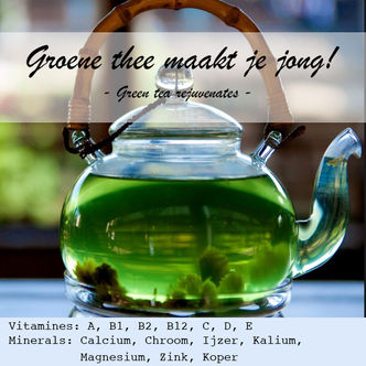 Groene thee maakt je jong!