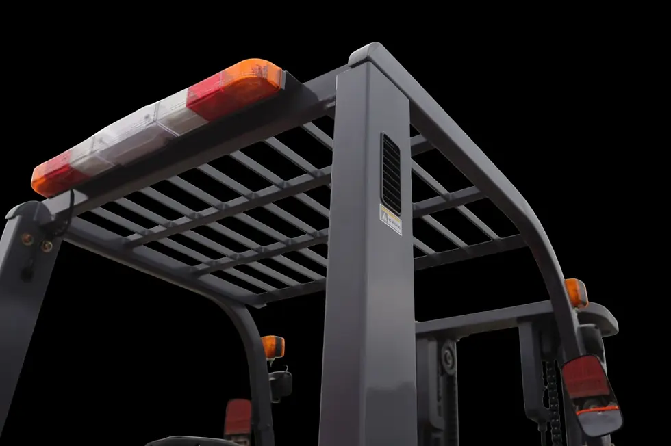 Miniature : Arceau de protection et toit grillagé d’un chariot élévateur diesel VMAX 8 tonnes (CPCD80) avec éclairage de sécurité