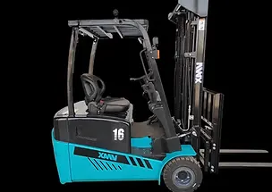 Chariot élévateur électrique 3 roues 1.6T VMAX - idéal logistique et entrepôts étroits Belgique