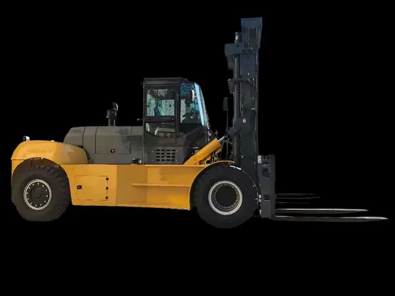 chariot élévateur diesel 20 tonnes VMAX vue latérale gauche cabine fermée