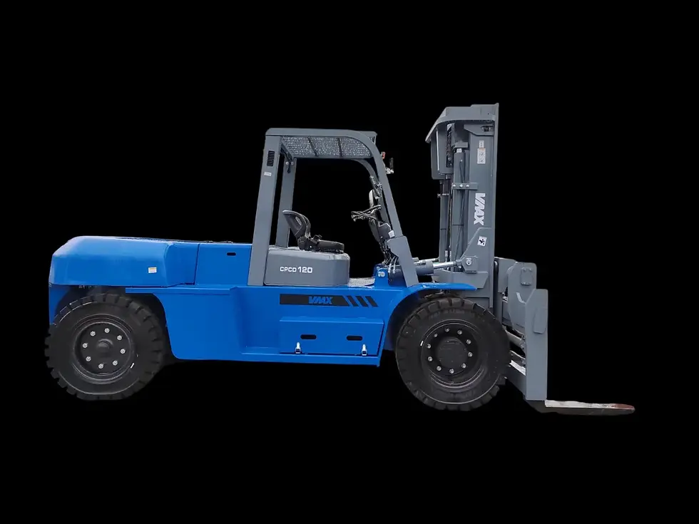 Chariot élévateur diesel 12t VMAX profil droit avec mât grande hauteur