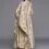 Thumbnail: Beige Printed Silk Blend A-Line Kurta With Palazzos & Dupatta By ZaraZari