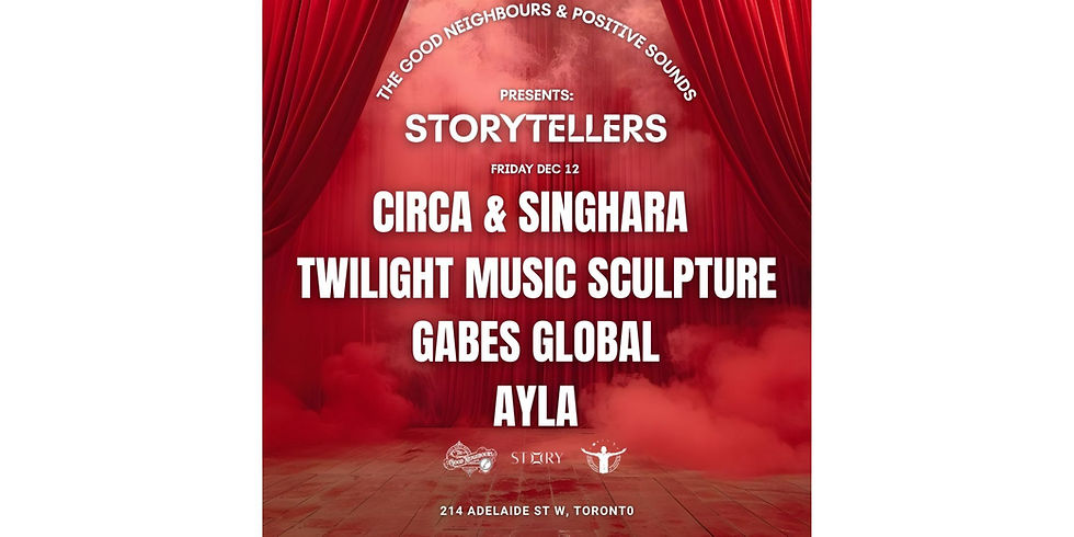 STORYTELLERS - CIRCA & SINGHARA TWIGHLIGHT MUSIC SCULPTURE