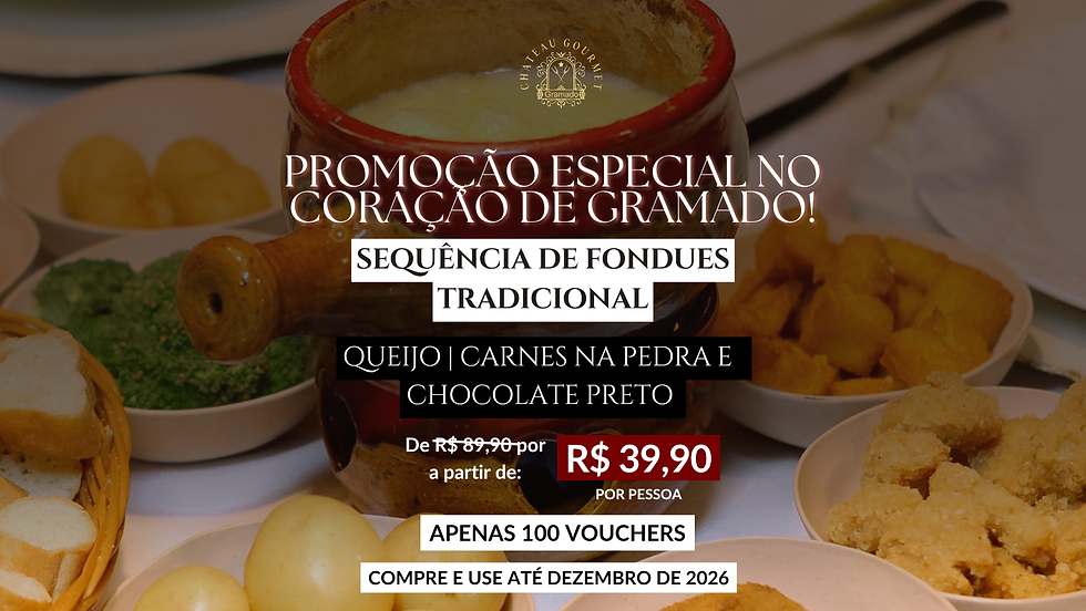 Sequência de Fondues com Desconto