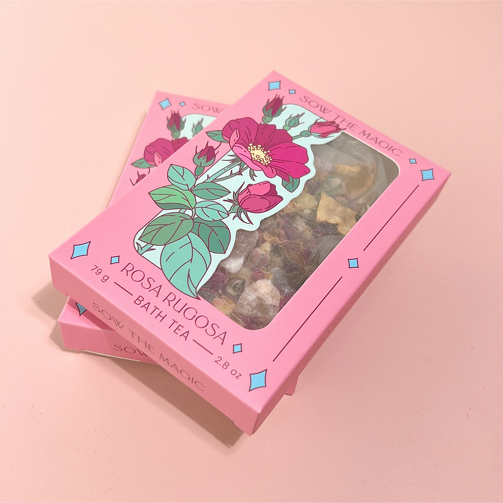 Thumbnail: Rosa Rugosa Tarot Botanical Bath Tea Box