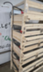 Thumbnail: 5-tier stackable quail cages for efficient homesteading operations.
