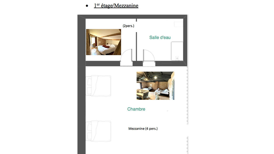  Plans - Hébergement mariage 