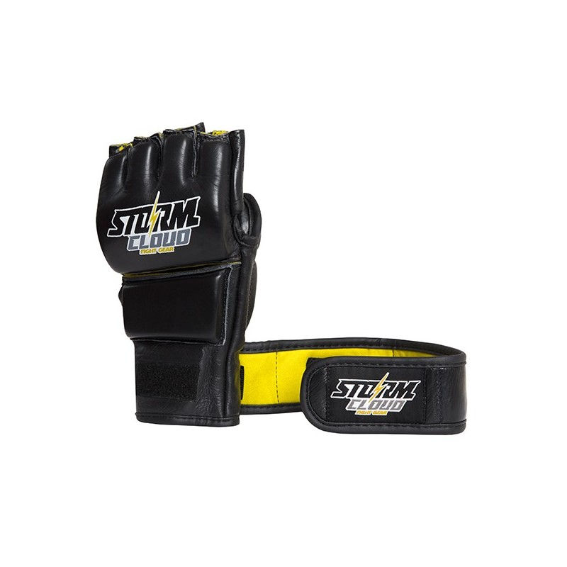 Thumbnail: StormCloud Hurricane 2.0 MMA Gloves 4oz, real leather black