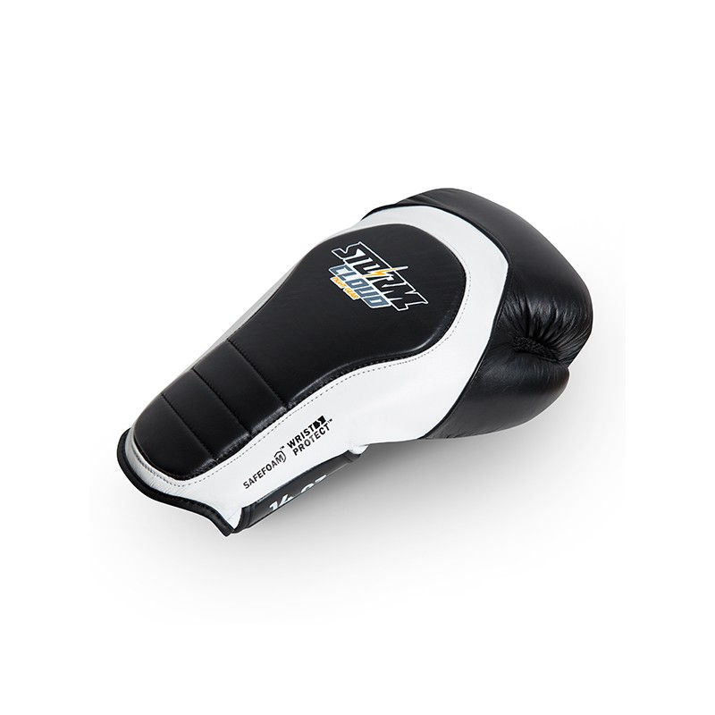 Thumbnail: StormCloud Havoc Boxing Gloves Black/White, 100% leather