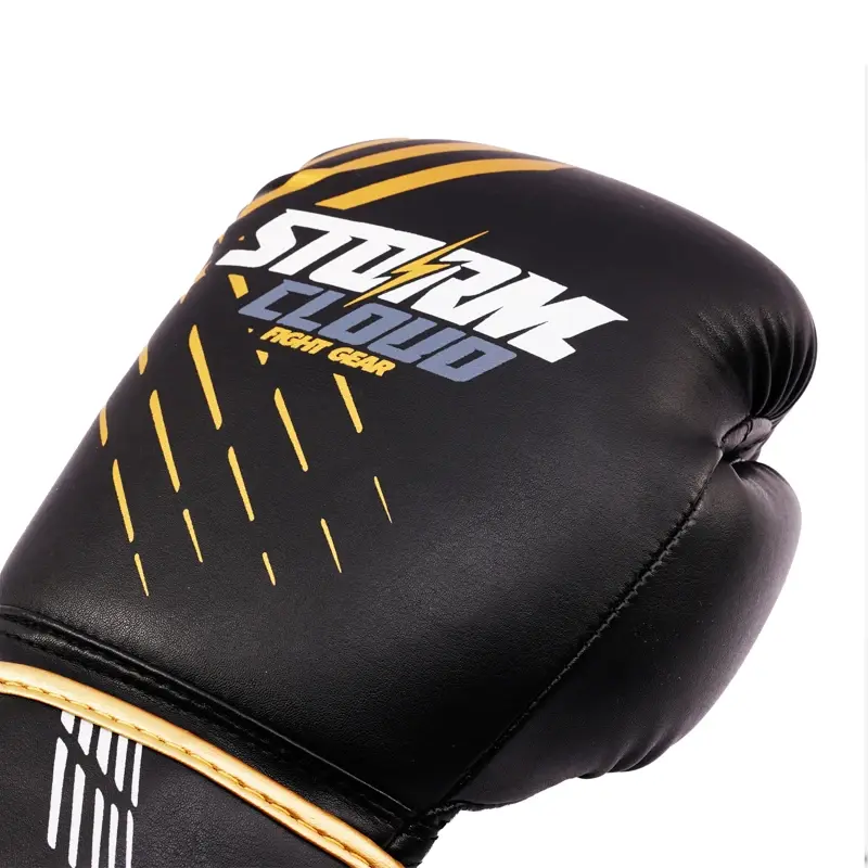 Thumbnail: StormCloud Boxing Gloves LYNX collection in Black and Gold.