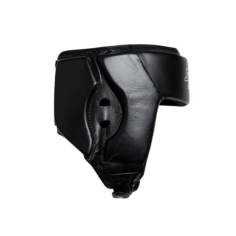 Thumbnail: StormCloud Cloudburst 2.0 Tournament Head guard - natural leather black/blue/red