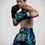 Thumbnail: SKS Empire Tiger Sticker Bomb Muay Thai Shorts Tiffany Blue