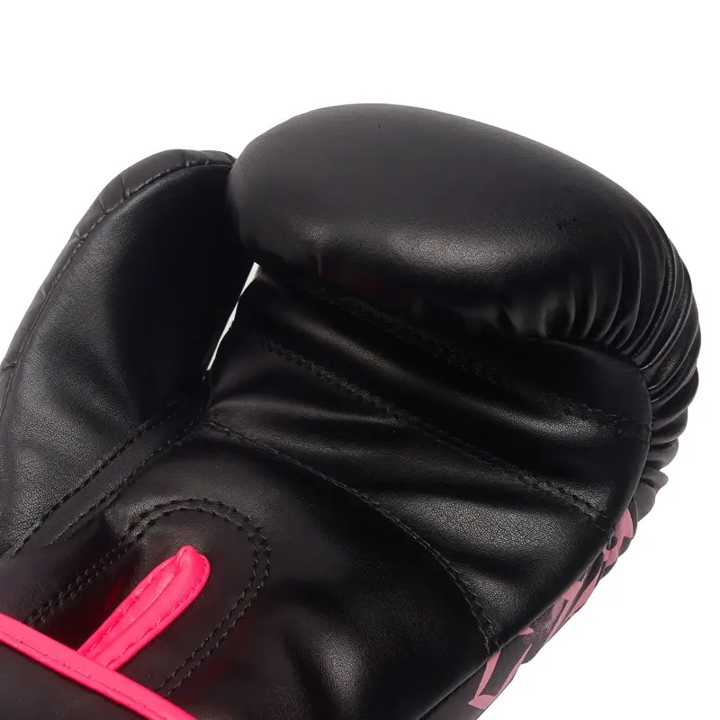 Thumbnail: StormCloud Lynx Kids Boxing Gloves 6 oz Black/Pink