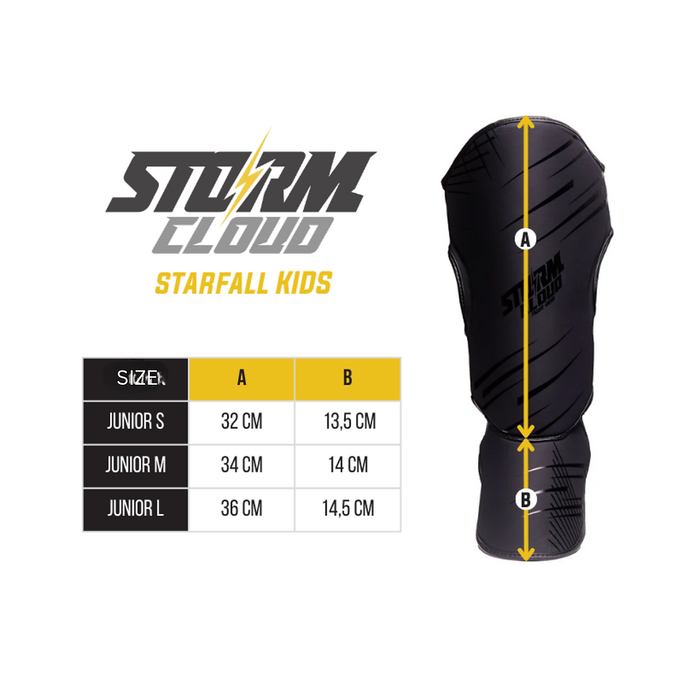 Thumbnail: StormCloud– StarFall Kids Shin & Instep Guards white and pink