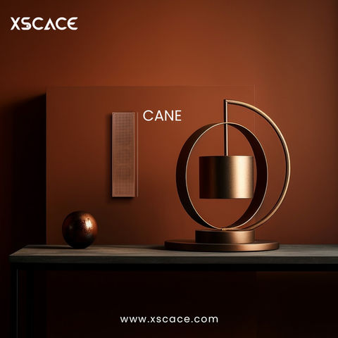 Cane speaker with 50W output, compact screwless design, corner mounting options, customizable colors like Anthracite, Champagne, and White, and marine-treated (IP66) for versatile and dynamic audio performance.