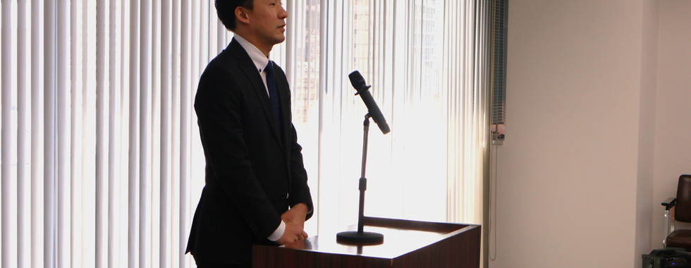 代表小島の挨拶