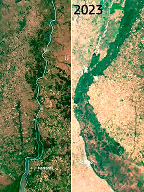 Río Paraná: las consecuencias de la sequía para uno de los ríos más importantes de Latinoamérica