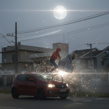 Faixa de "pedestre" não é "ciclovia": Homem foi atropelado enquanto pedalava sobre a faixa de pedestre