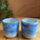 Thumbnail: Porcelain cup set light blue