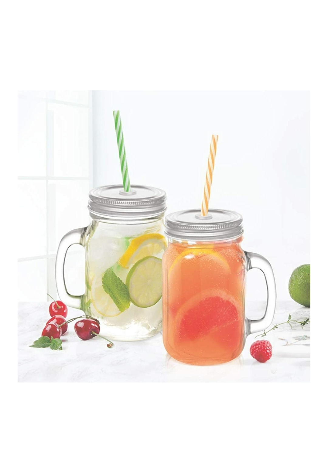Treo by Milton Trinity Mason Storage Jar, Set of 2, 470 ml

