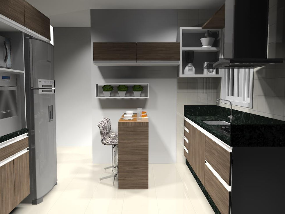 Cozinha com Balcão 02