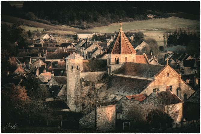 Paysage hivernal de Bourgogne
