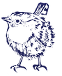 Logo, winterkoninkje, lino