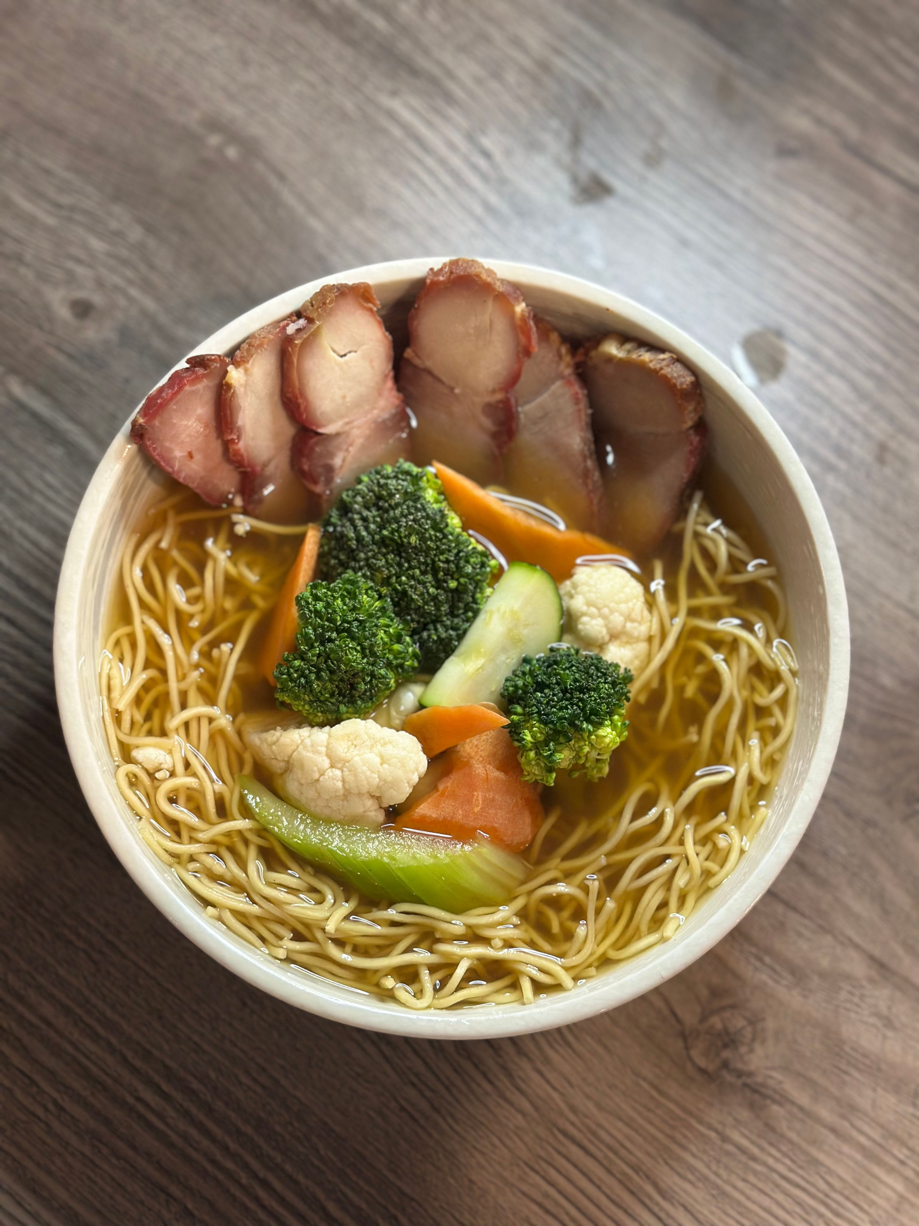 Barbecued Pork Noodle Soup