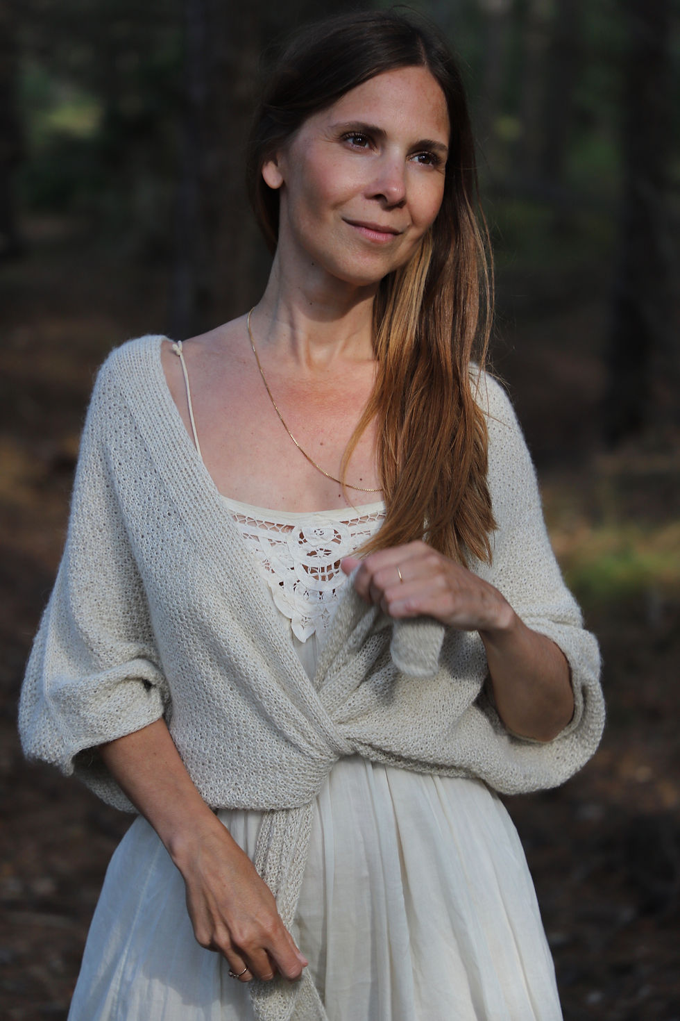 Thumbnail: Fungus Shawl Cardigan Light PDF french version