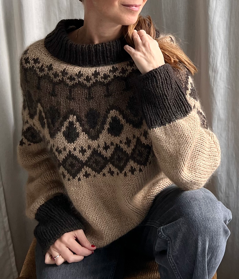 Thumbnail: Cor Sweater Chunky PDF danish version