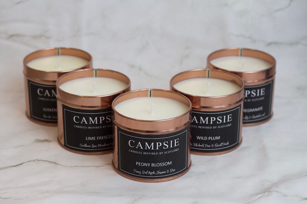 Thumbnail: ‘Peony Blossom’ Rose Gold Candle