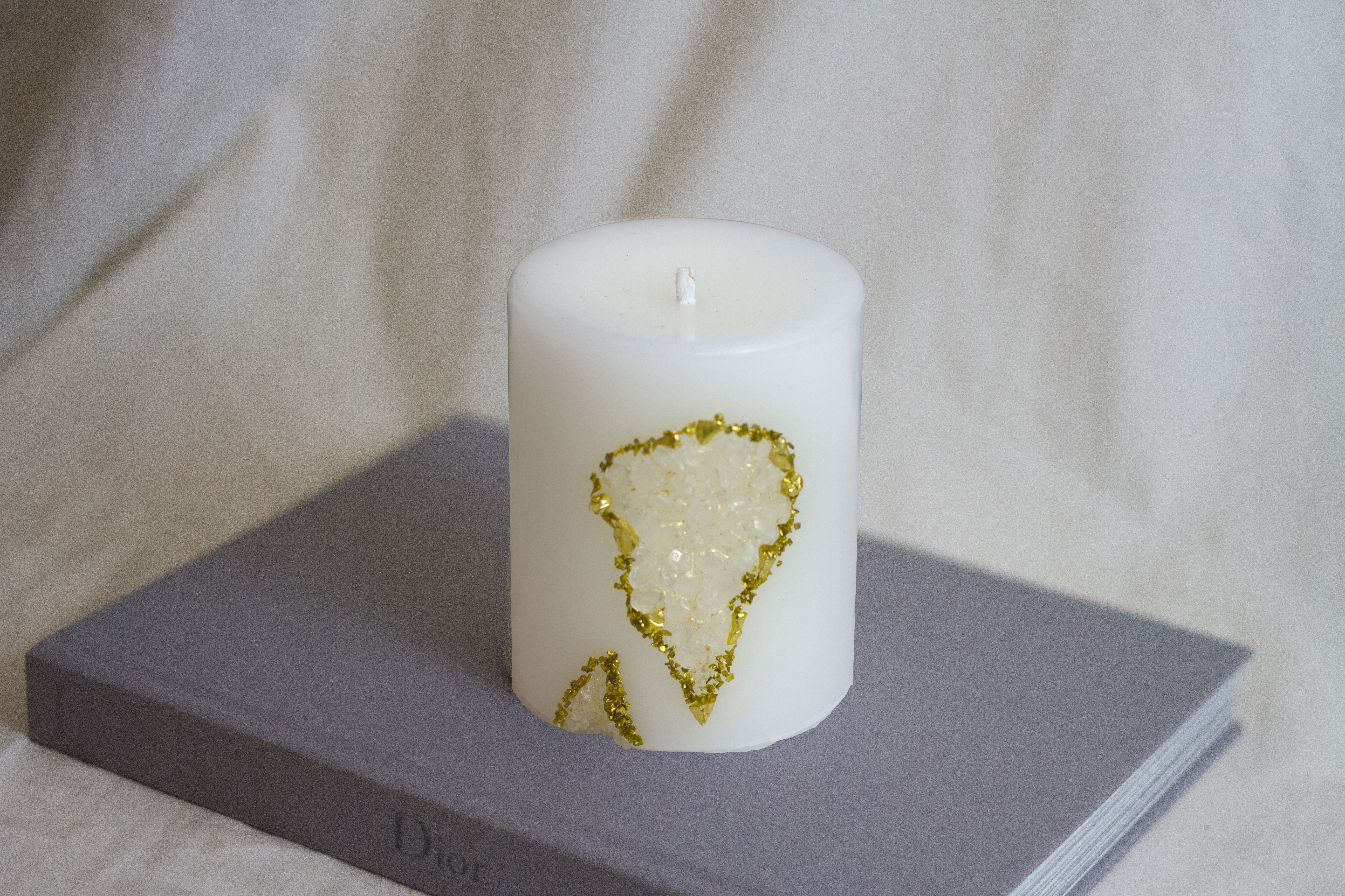 'Diamond in the Rough' Geode Candle