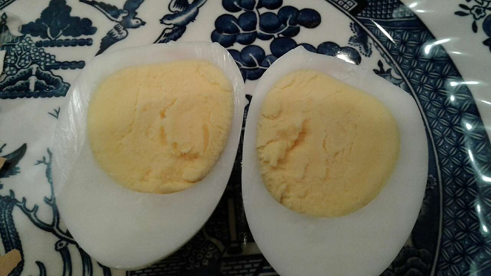 perfectly cooked and easy to peel